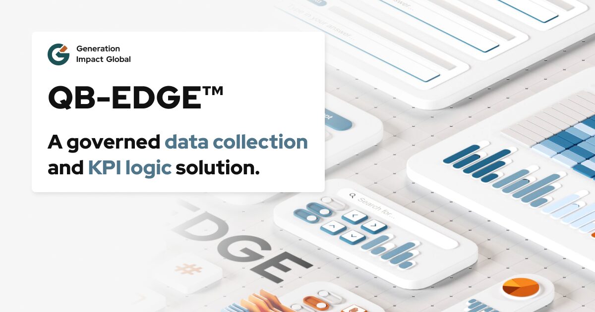QB-EDGE | ESG Data Collection Tool | Generation Impact Global